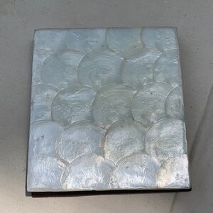 Vintage Photo album with mother of Pearl shell cover